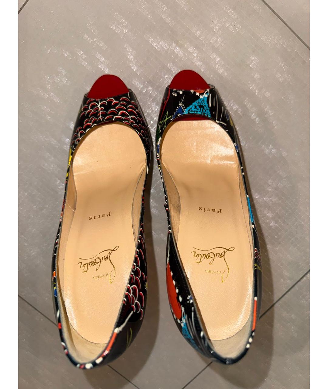 CHRISTIAN LOUBOUTIN Мульти кожаные туфли, фото 4