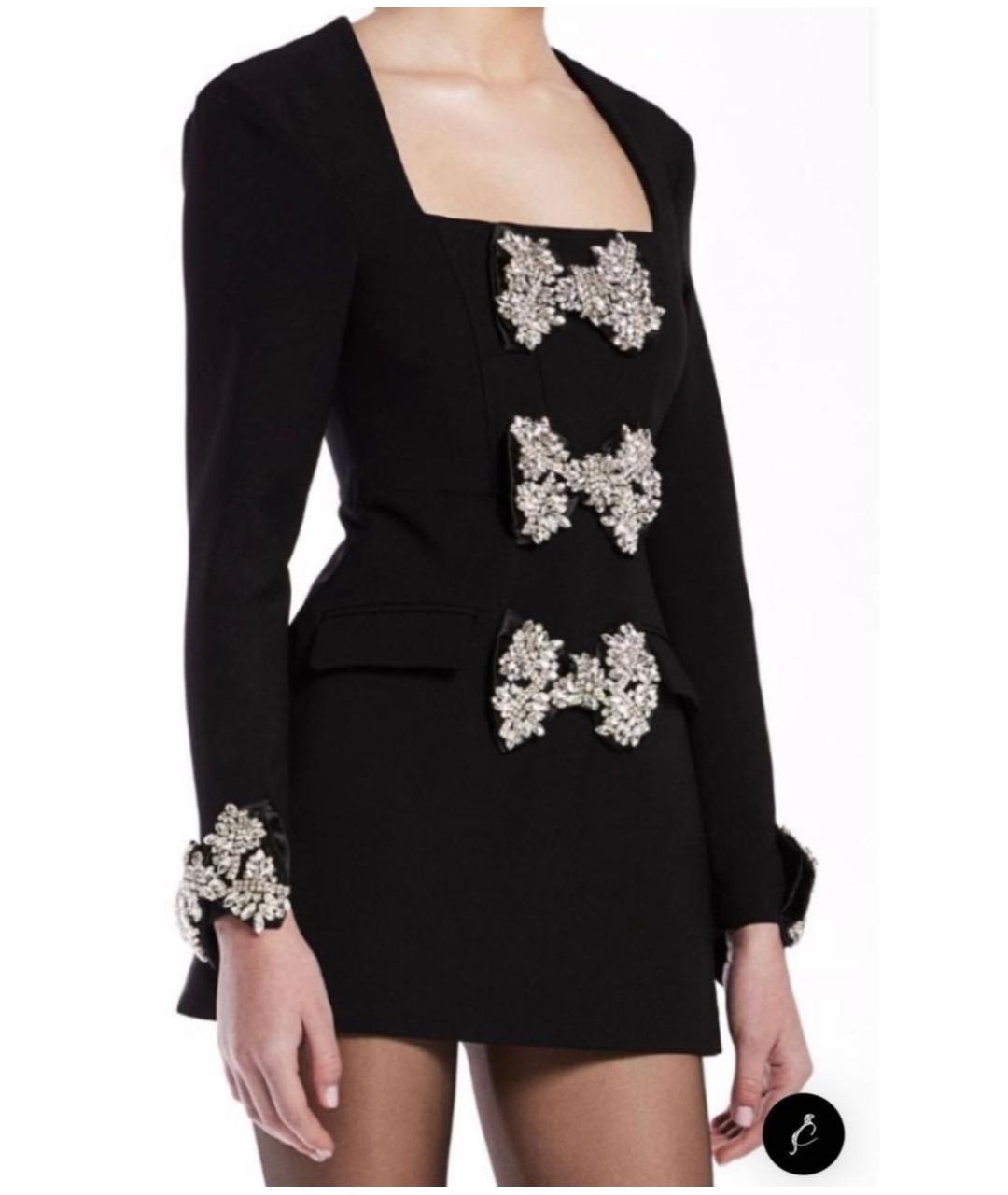 LOULOU STUDIO Черное хлопковое коктейльное платье, фото 4