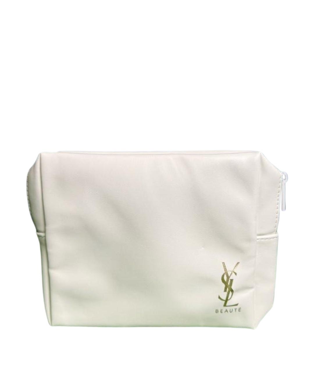 SAINT LAURENT Белая косметичка, фото 1