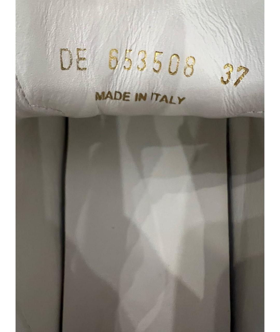 SAINT LAURENT Белые кожаные кеды, фото 5