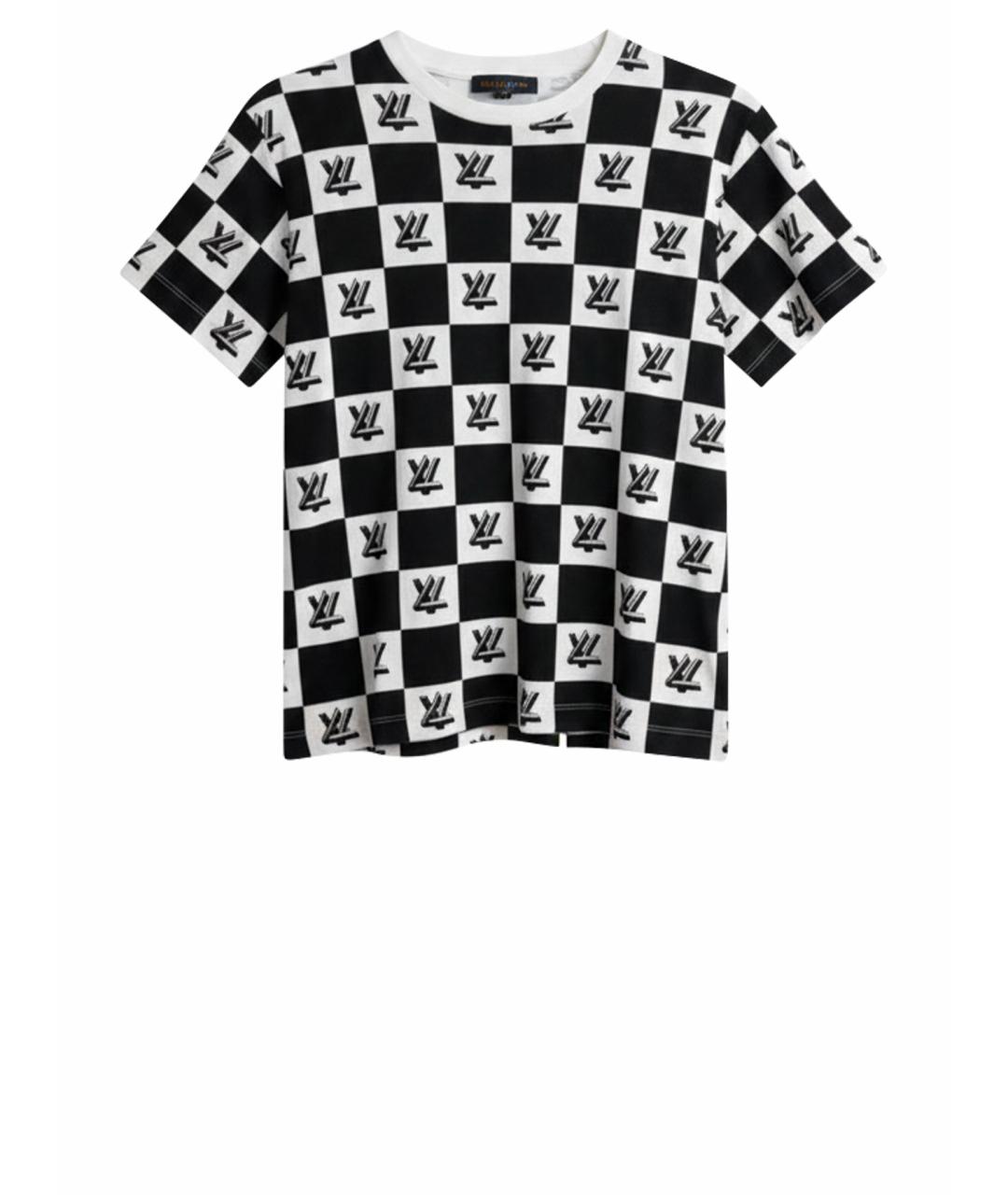 LOUIS VUITTON Черная хлопковая футболка, фото 1