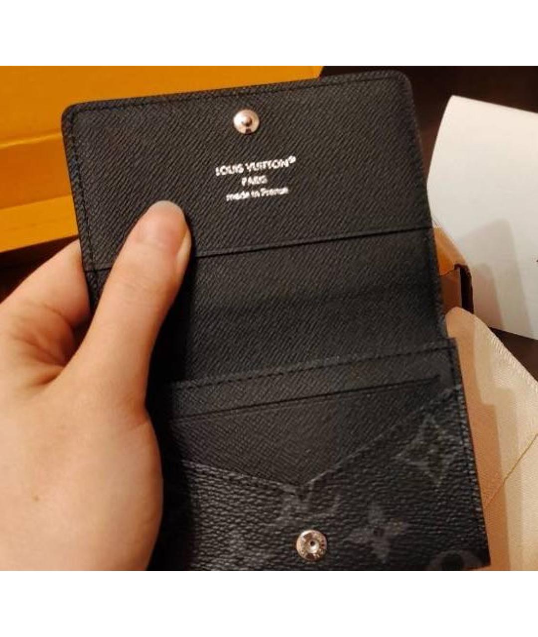 LOUIS VUITTON Черный кардхолдер, фото 4