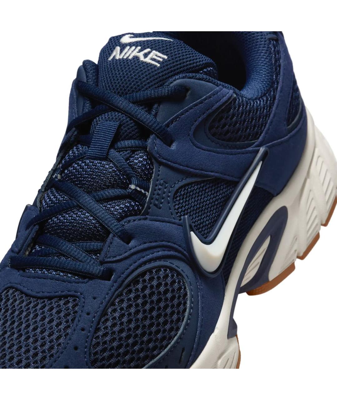 NIKE Темно-синие кожаные низкие кроссовки / кеды, фото 8