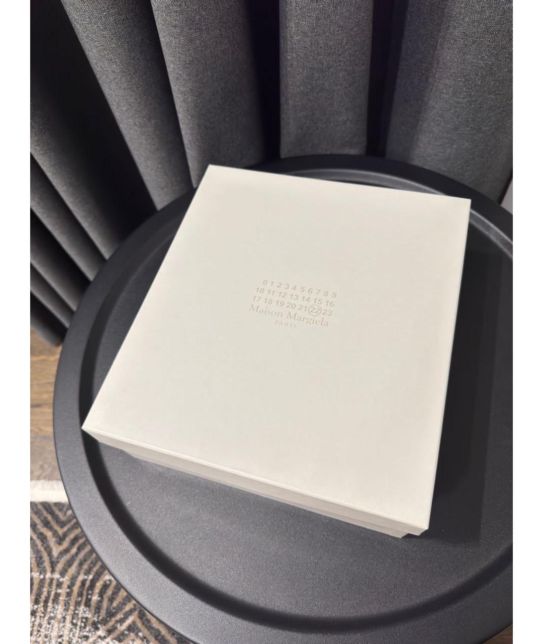 MAISON MARGIELA Коричневые кожаные ботильоны, фото 8