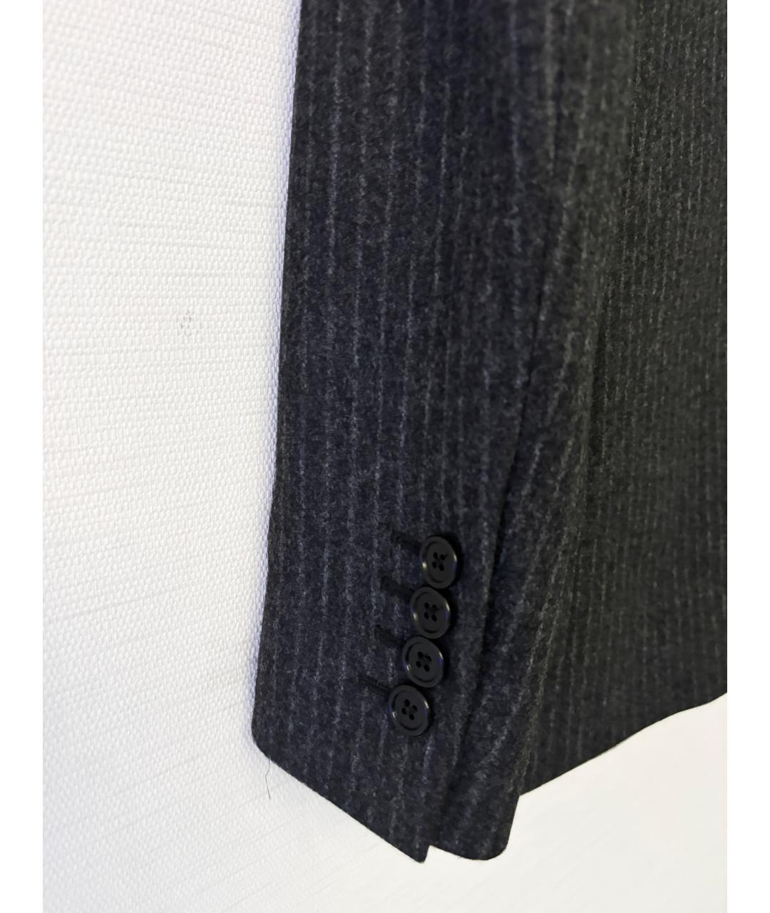 CELINE Черный шерстяной жакет/пиджак, фото 4