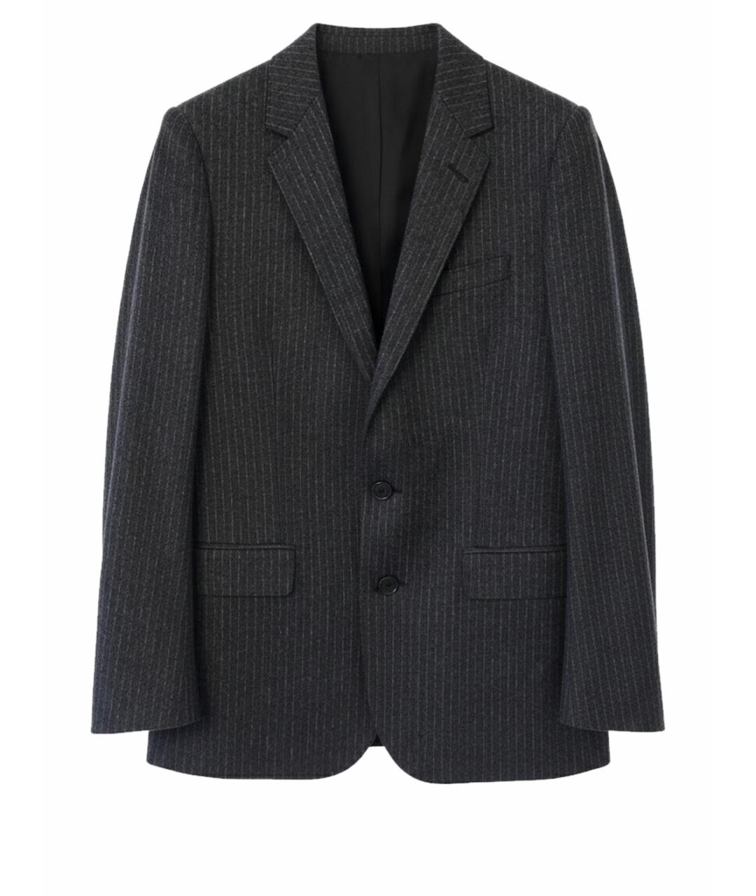 CELINE Черный шерстяной жакет/пиджак, фото 1