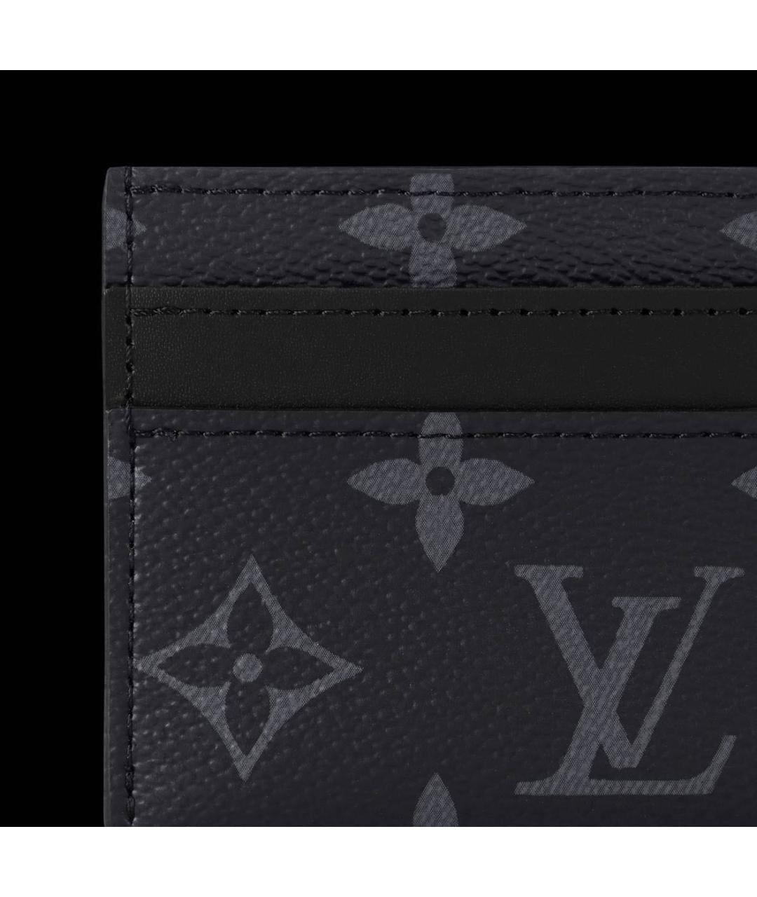 LOUIS VUITTON Черный кардхолдер, фото 2