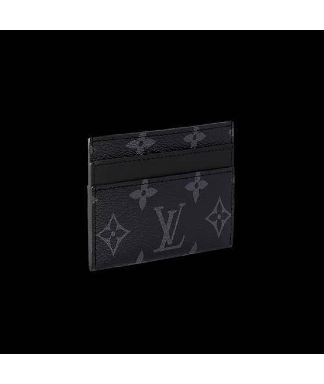 LOUIS VUITTON Черный кардхолдер, фото 3