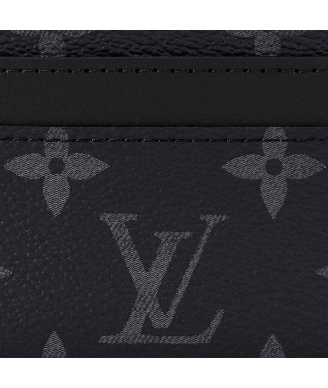 LOUIS VUITTON Черный кардхолдер, фото 6