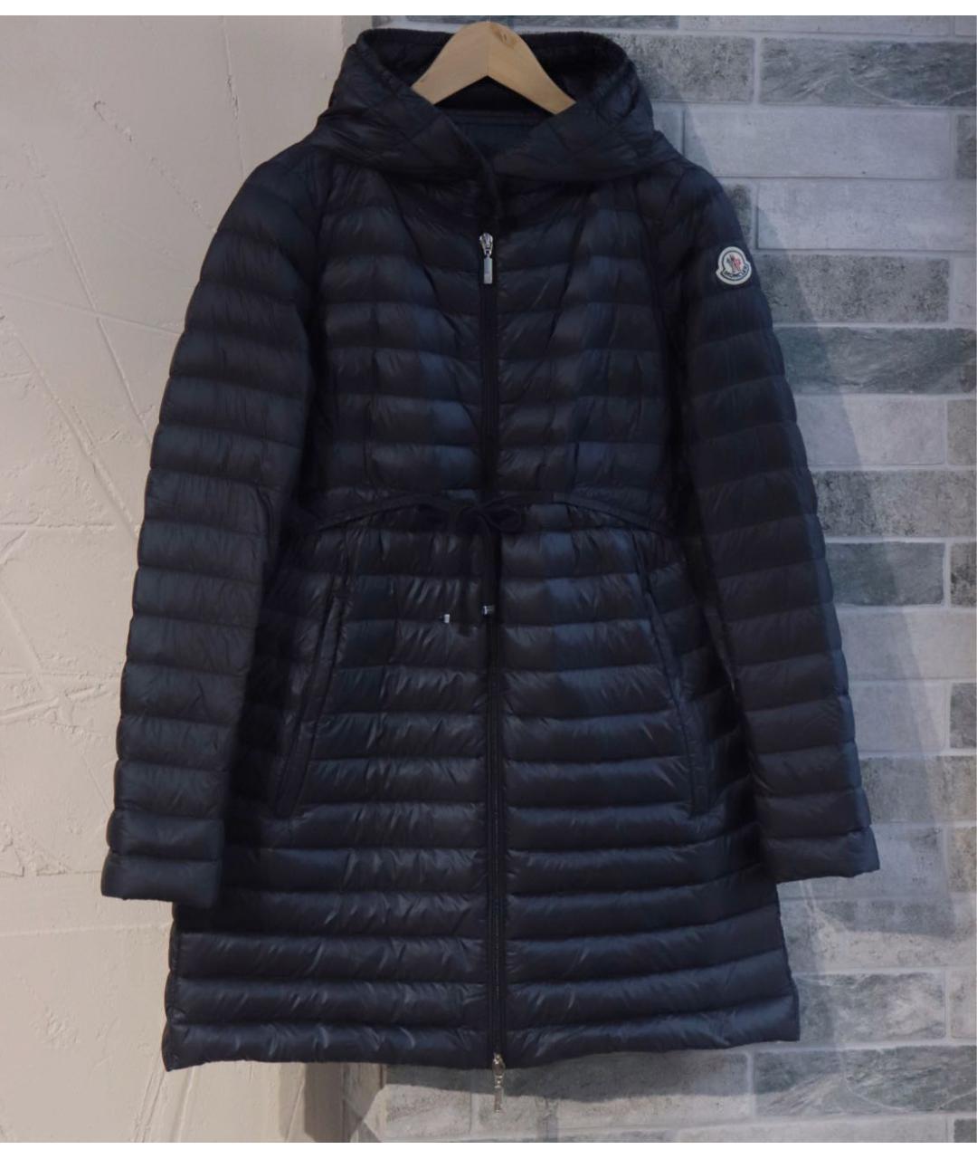 MONCLER Темно-синий пуховик, фото 2