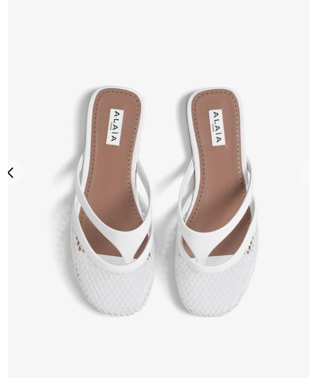 ALAIA Белые сабо, фото 3