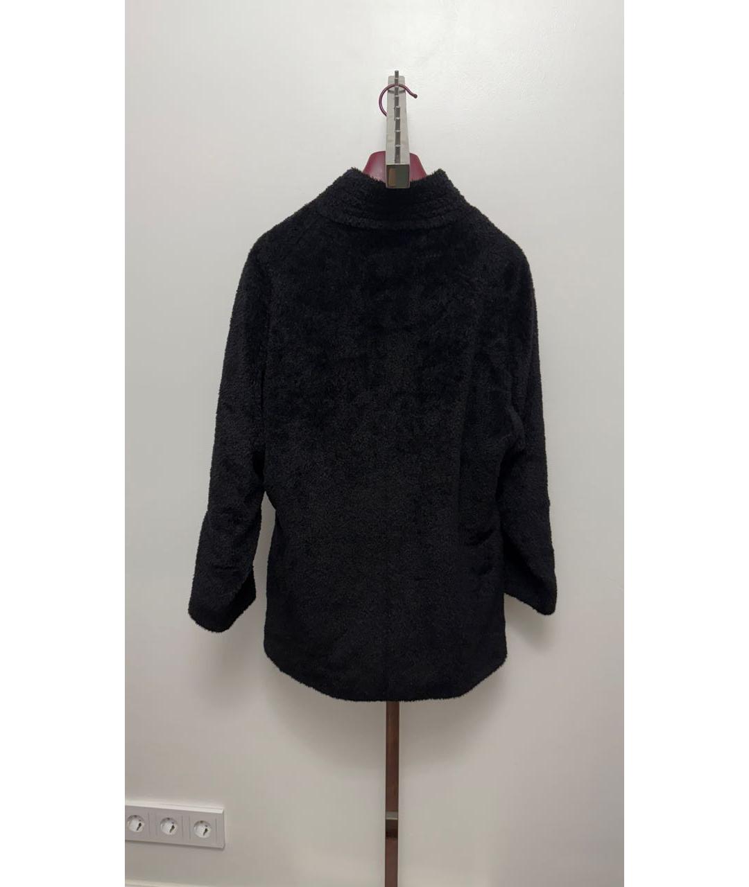 MAX MARA Черное шерстяное пальто, фото 2