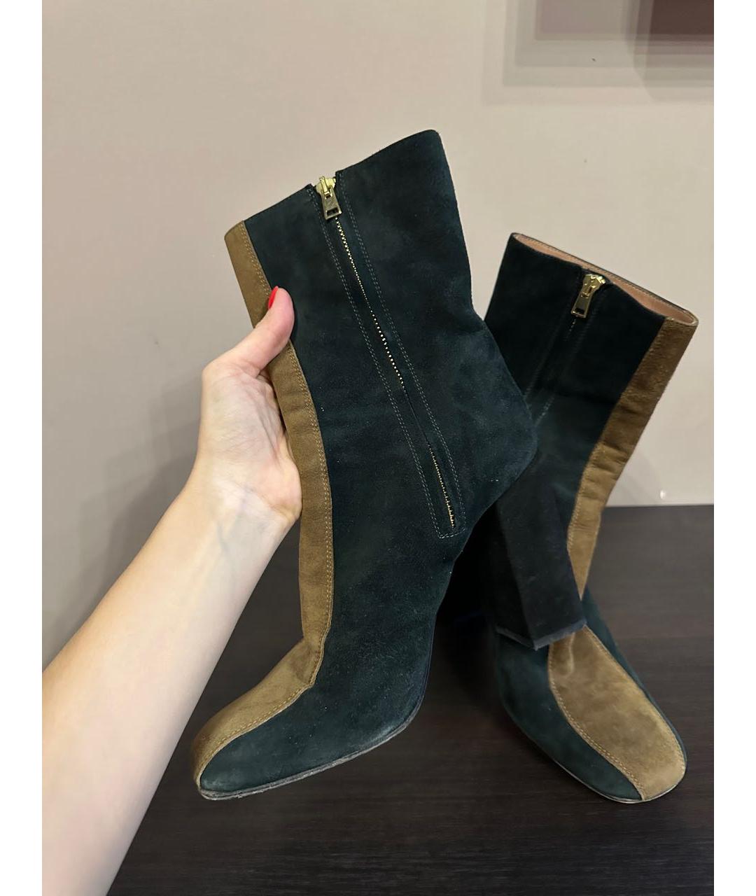 MARNI Мульти замшевые ботильоны, фото 2