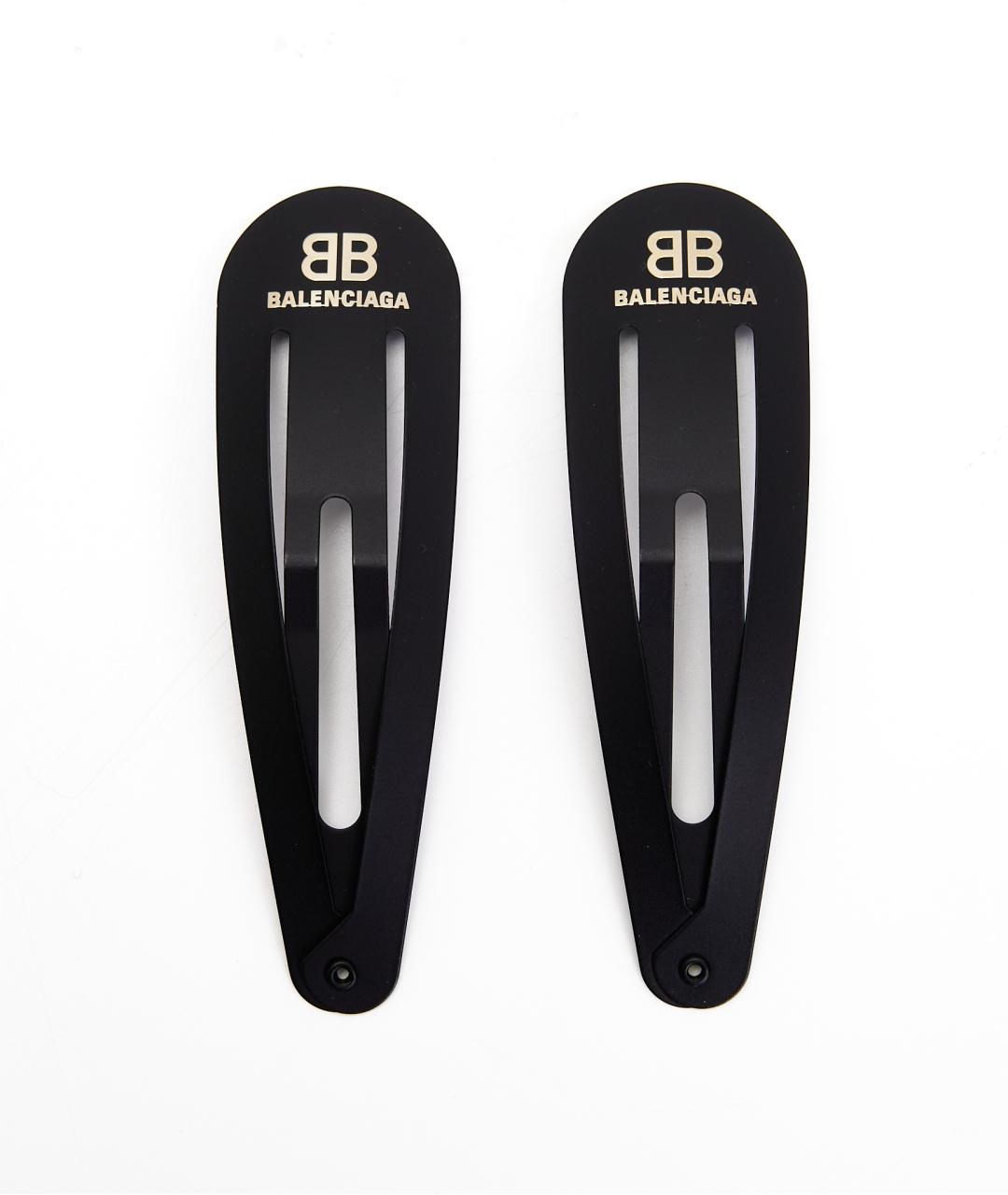 BALENCIAGA Черная заколка, фото 5