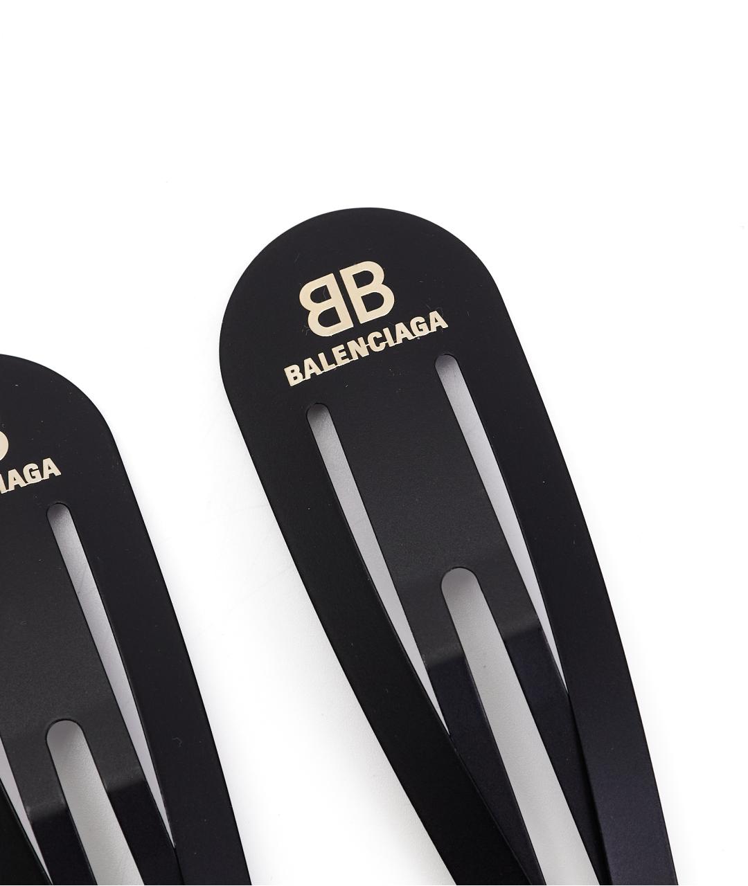 BALENCIAGA Черная заколка, фото 2