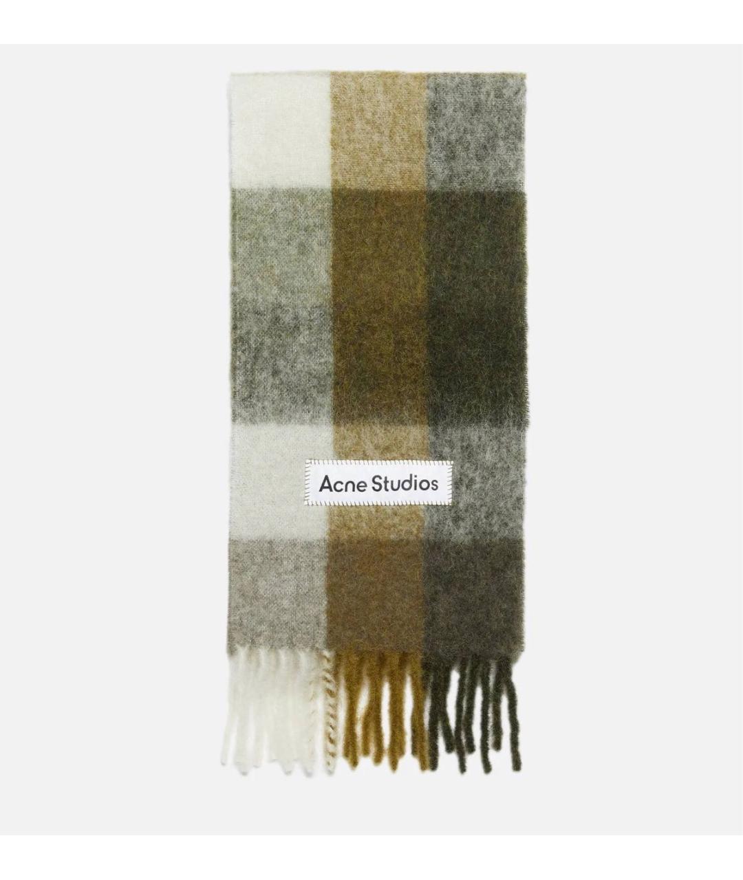 ACNE STUDIOS Мульти шерстяной шарф, фото 7