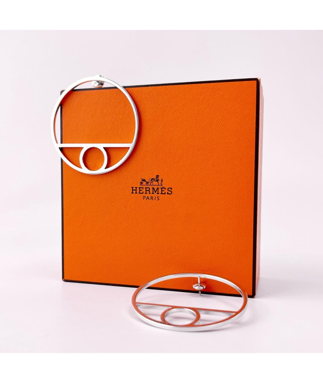 HERMES Серебряные серебряные серьги, фото 3