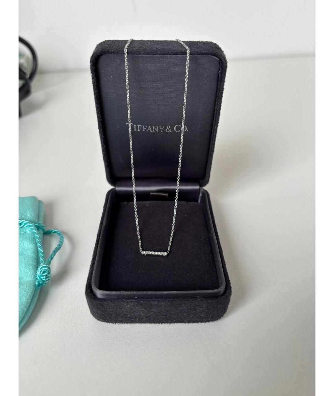 TIFFANY&CO Серебряная платиновая подвеска, фото 2