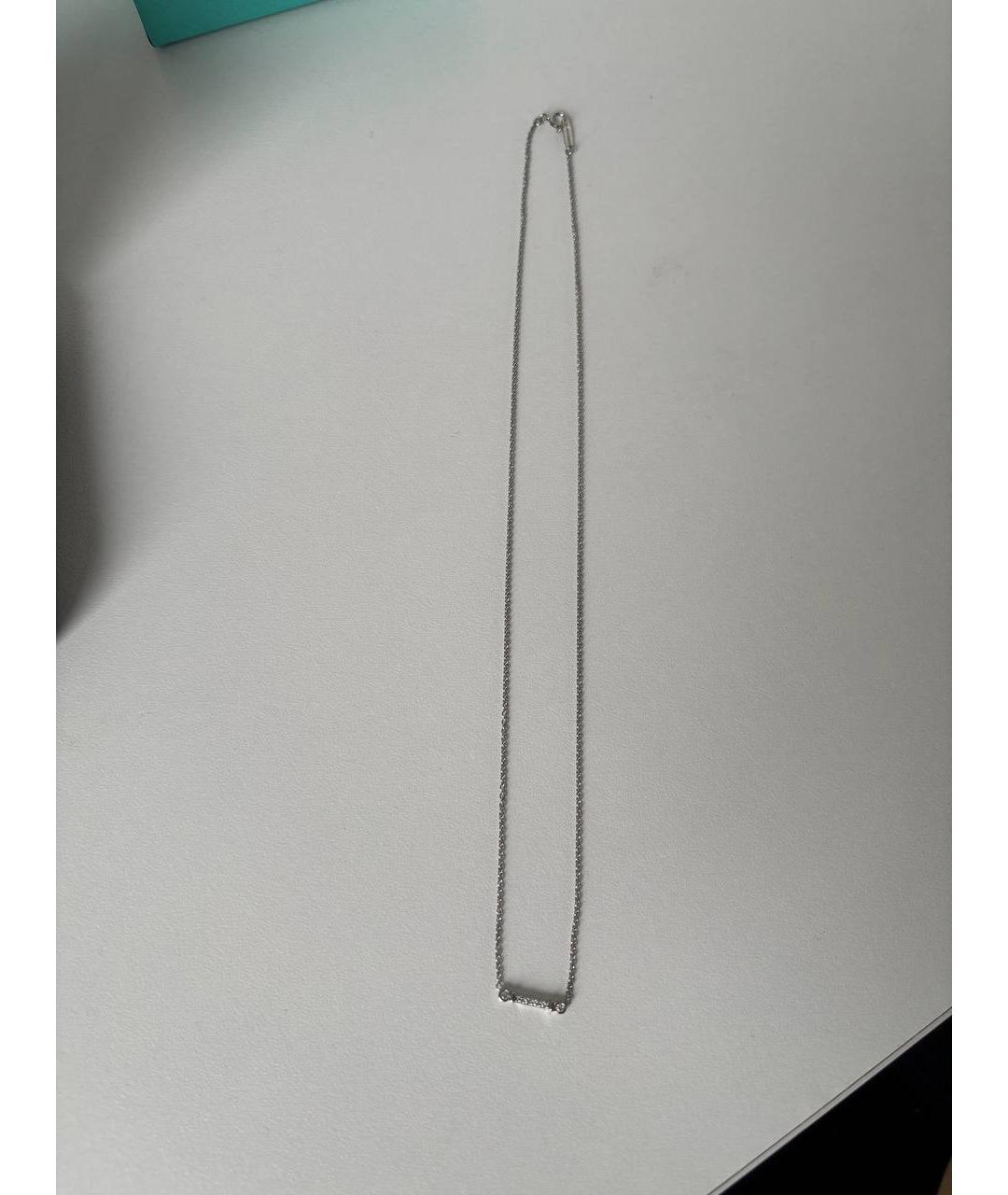 TIFFANY&CO Серебряная платиновая подвеска, фото 5