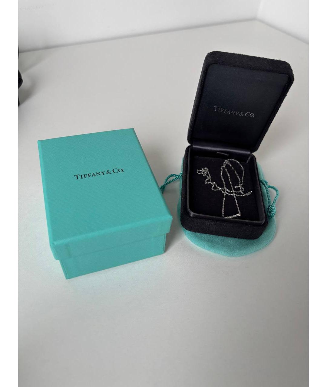 TIFFANY&CO Серебряная платиновая подвеска, фото 4