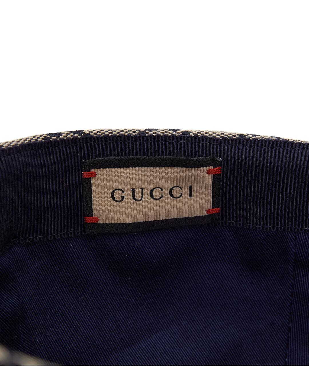 GUCCI Бежевая хлопковая шапка, фото 5