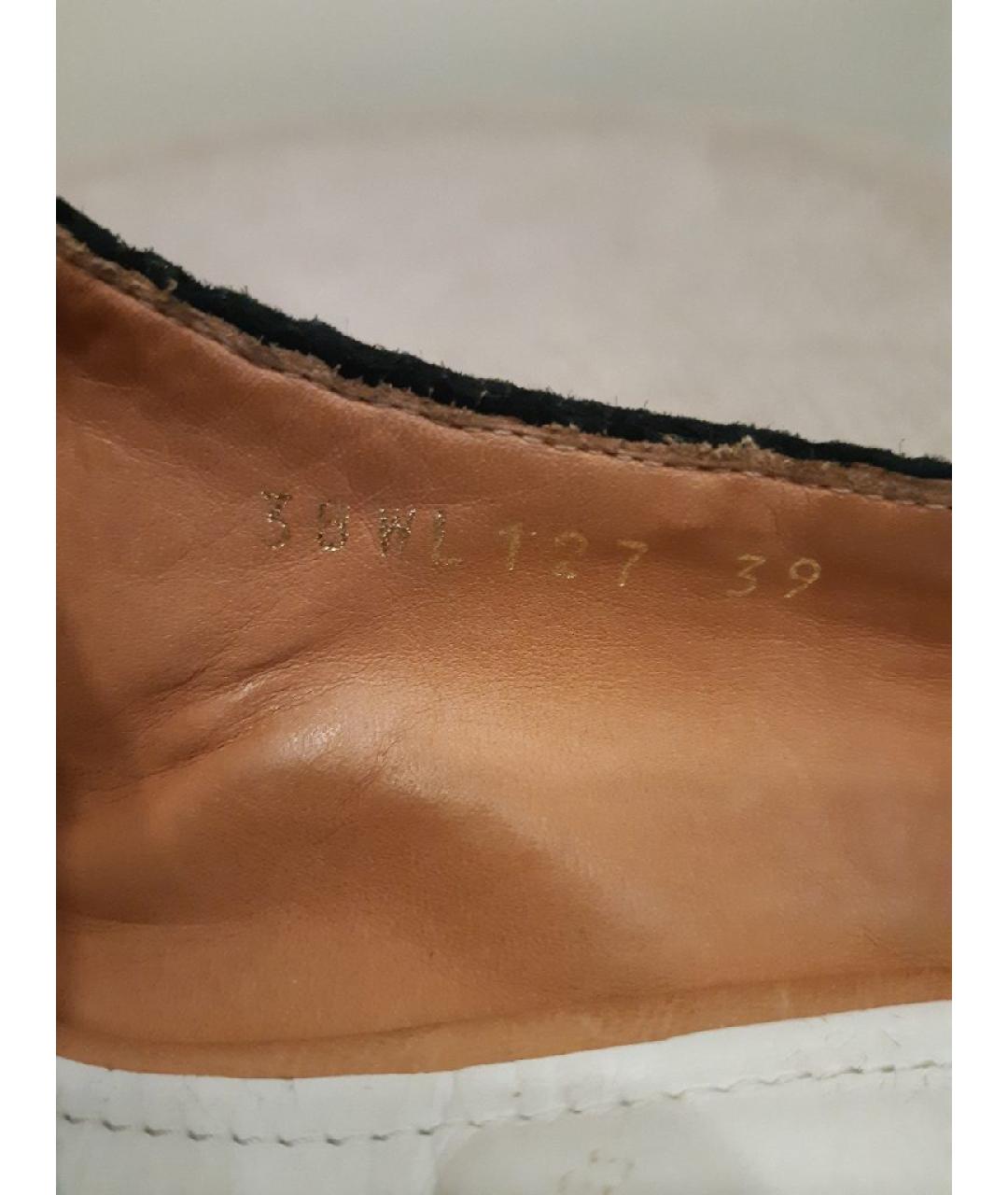 MAISON MARGIELA Черные текстильные туфли, фото 6