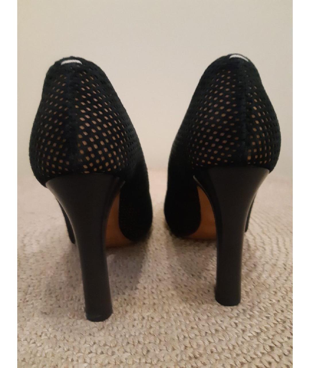 MAISON MARGIELA Черные текстильные туфли, фото 4