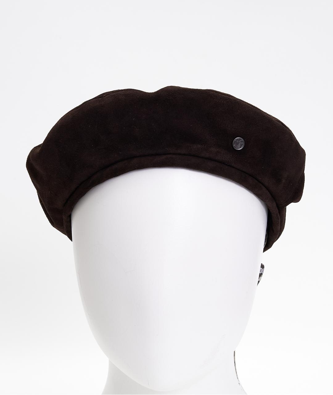 MAISON MICHEL Коричневая шерстяная шапка, фото 6