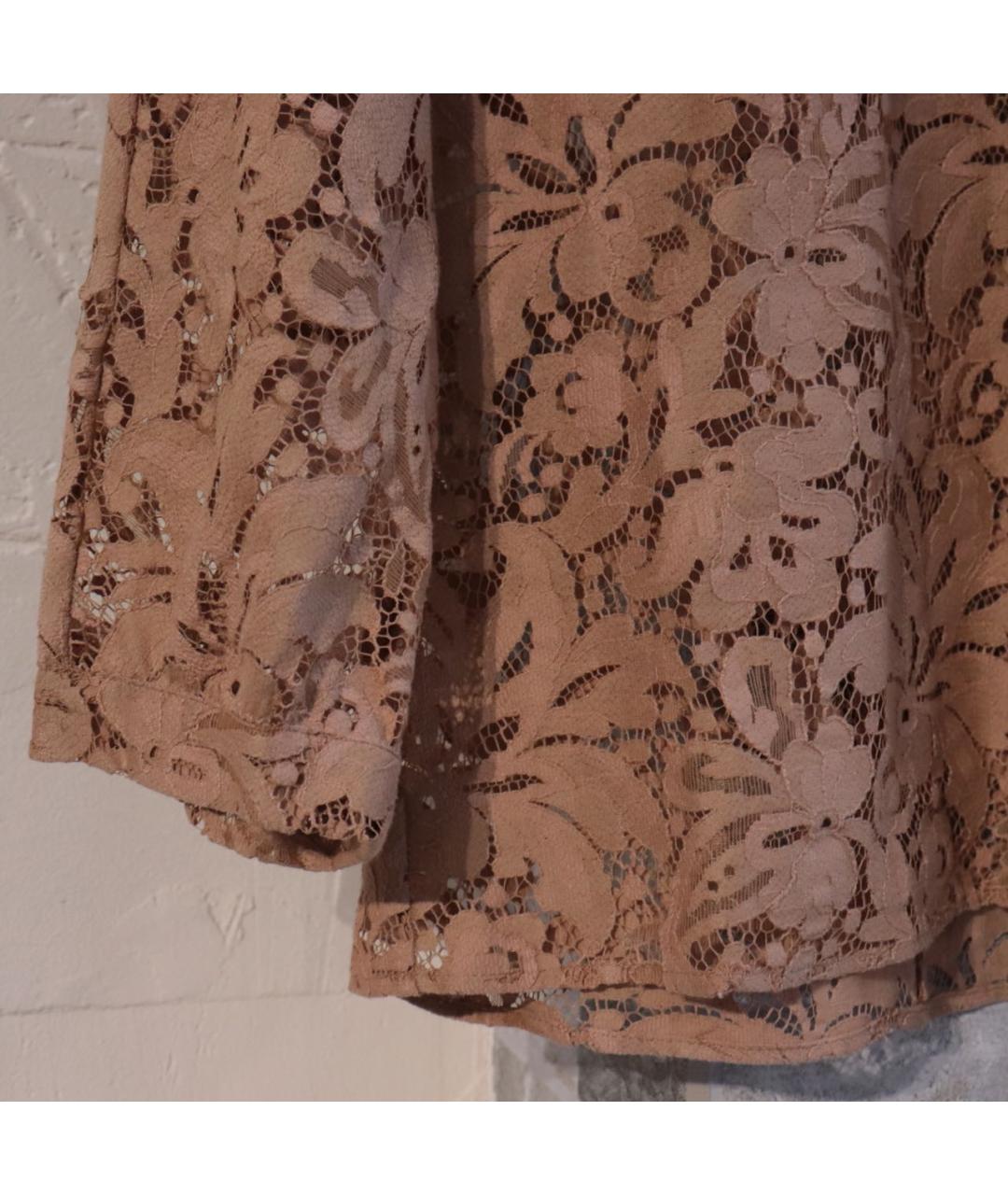 MAX MARA STUDIO Бежевая хлопковая блузы, фото 6