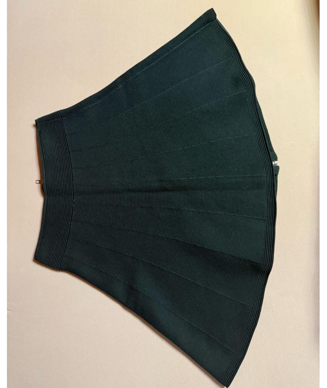 SANDRO Зеленая юбка мини, фото 4