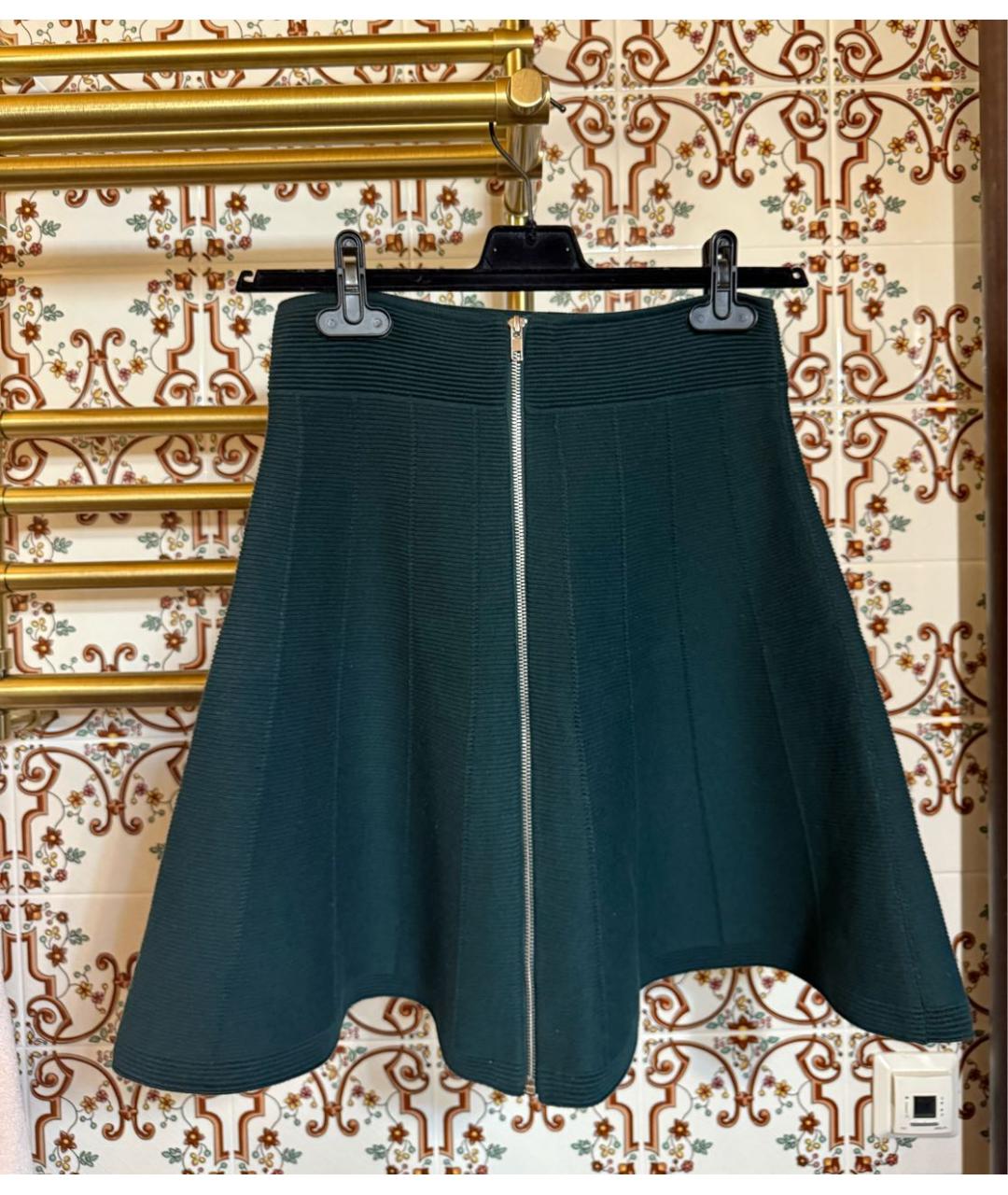 SANDRO Зеленая юбка мини, фото 6