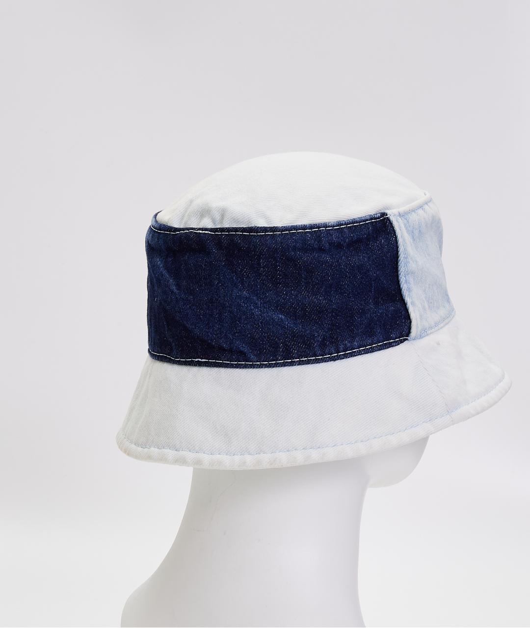 MAISON MICHEL Белая хлопковая панама, фото 3