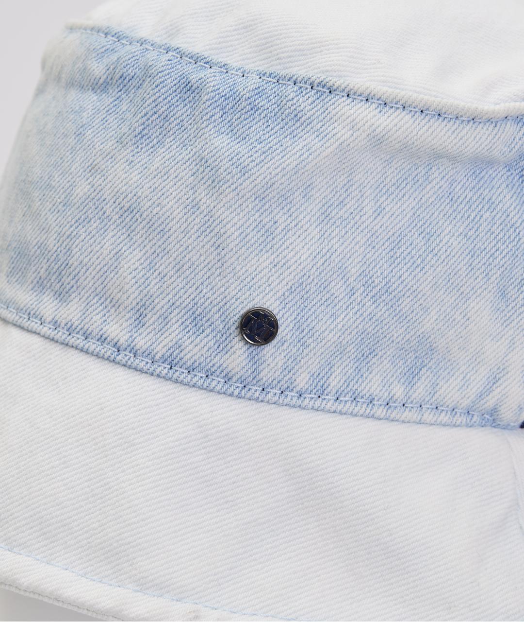 MAISON MICHEL Белая хлопковая панама, фото 4