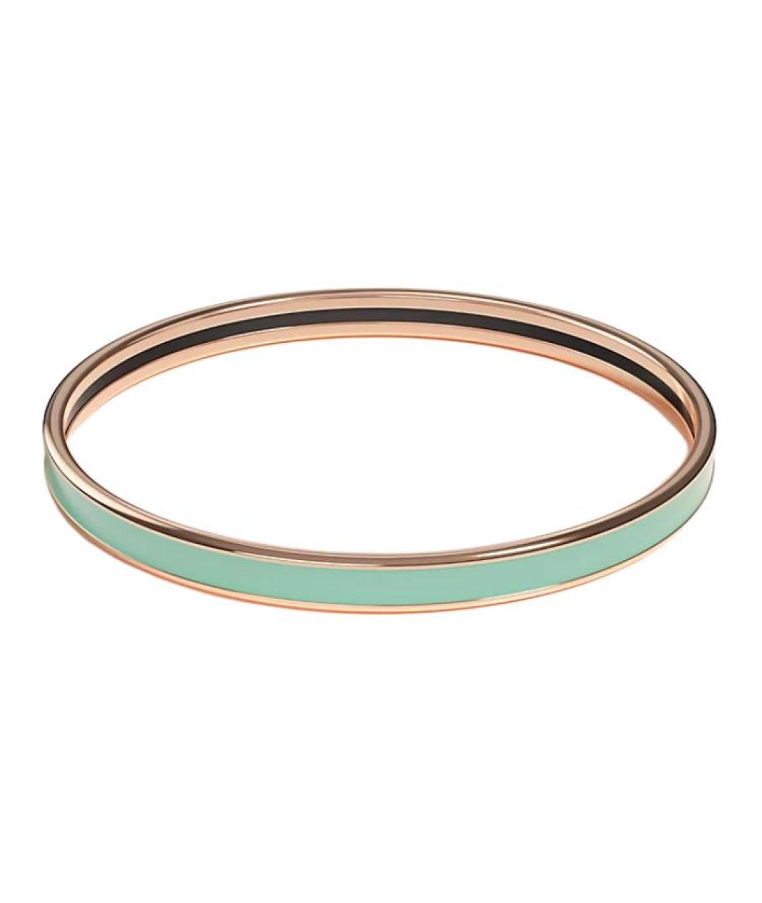 HERMES Зеленый металлический браслет, фото 2