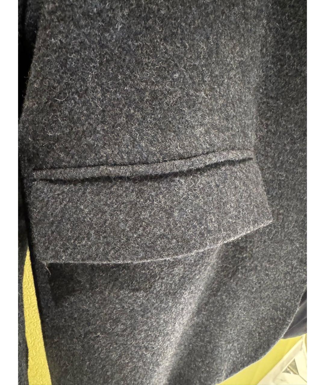 12 STOREEZ Темно-синий шерстяной жакет/пиджак, фото 4