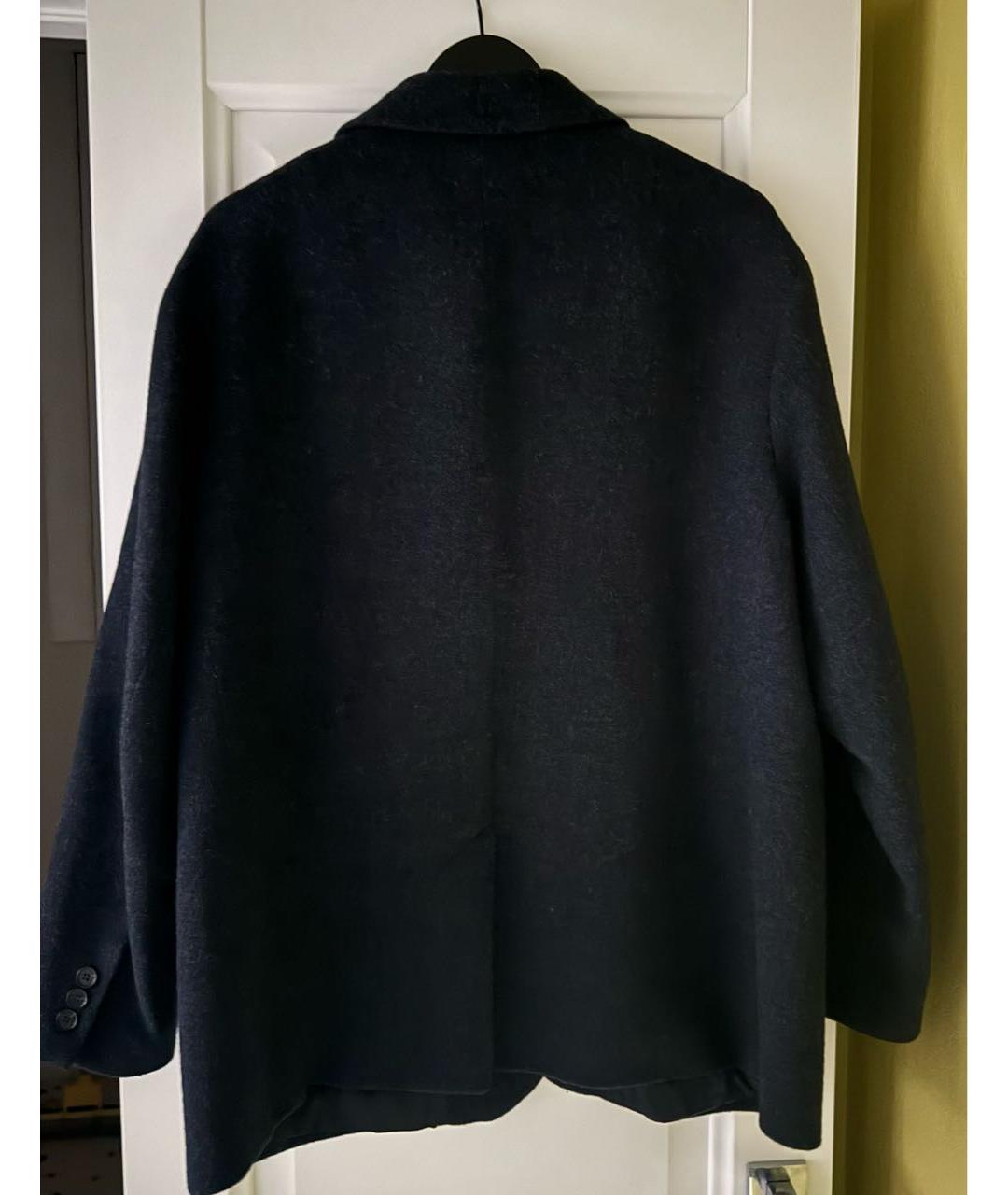12 STOREEZ Темно-синий шерстяной жакет/пиджак, фото 2