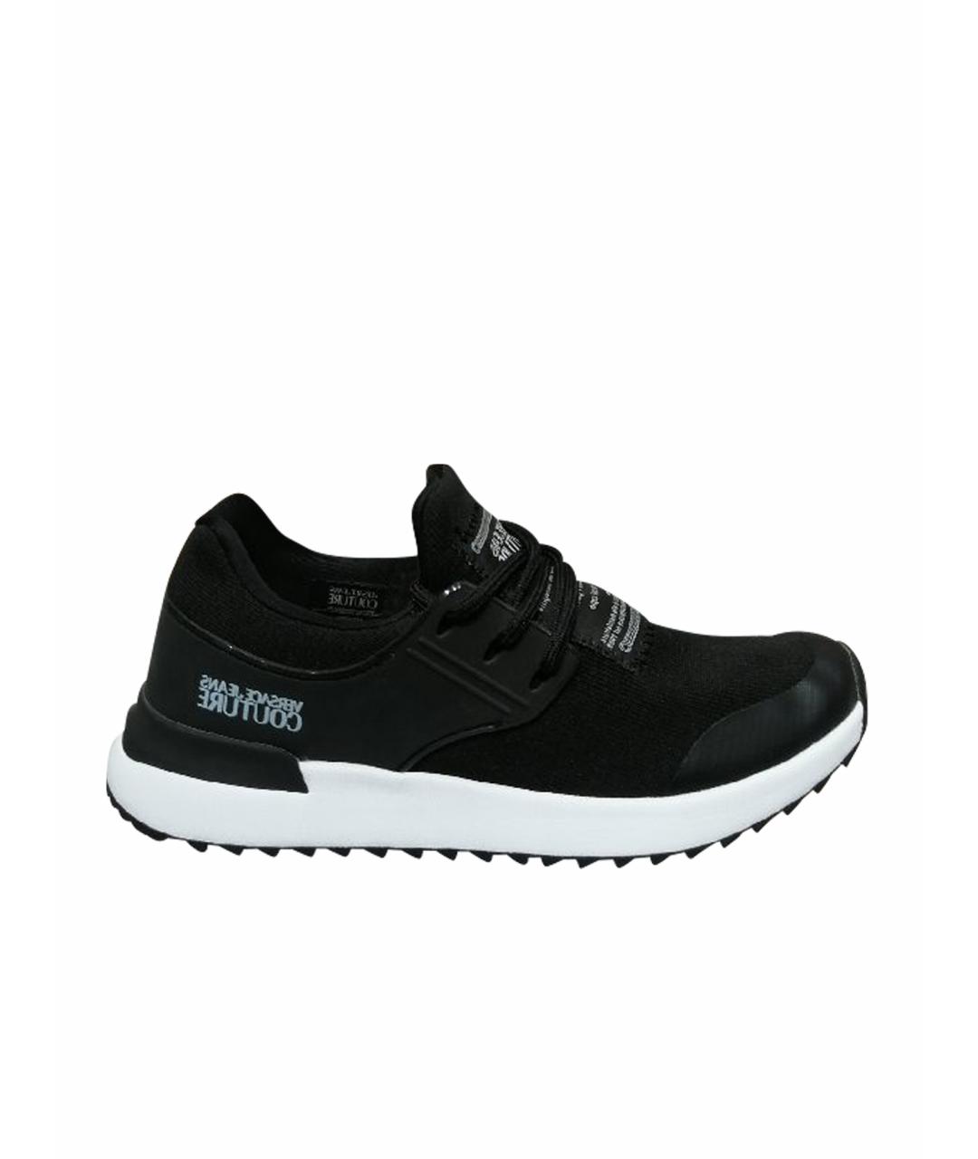 VERSACE JEANS COUTURE Черные текстильные кроссовки, фото 1