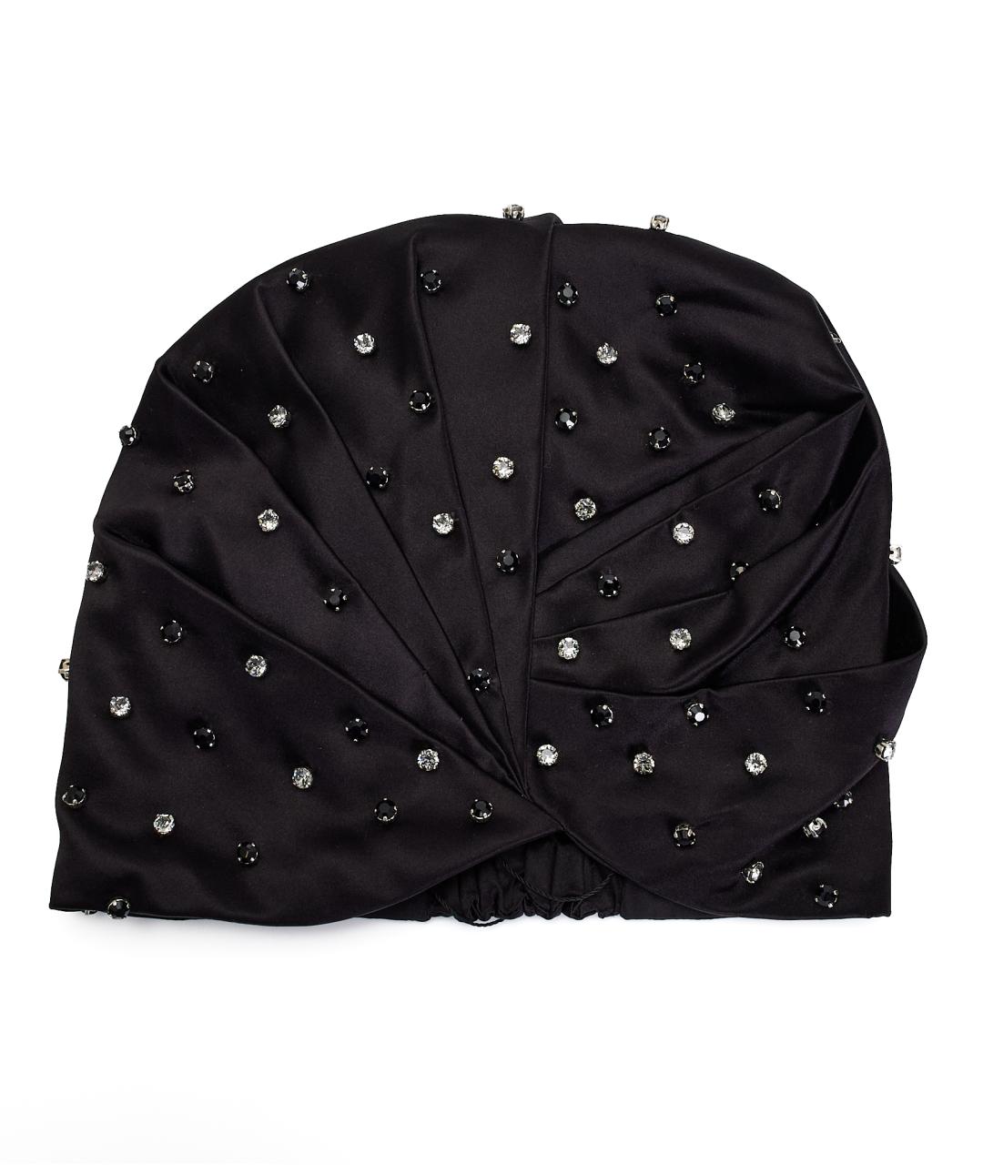 PRADA Черная хлопковая шапка, фото 6