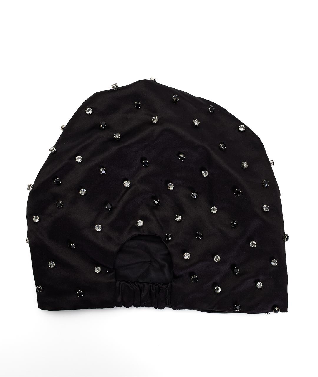 PRADA Черная хлопковая шапка, фото 2