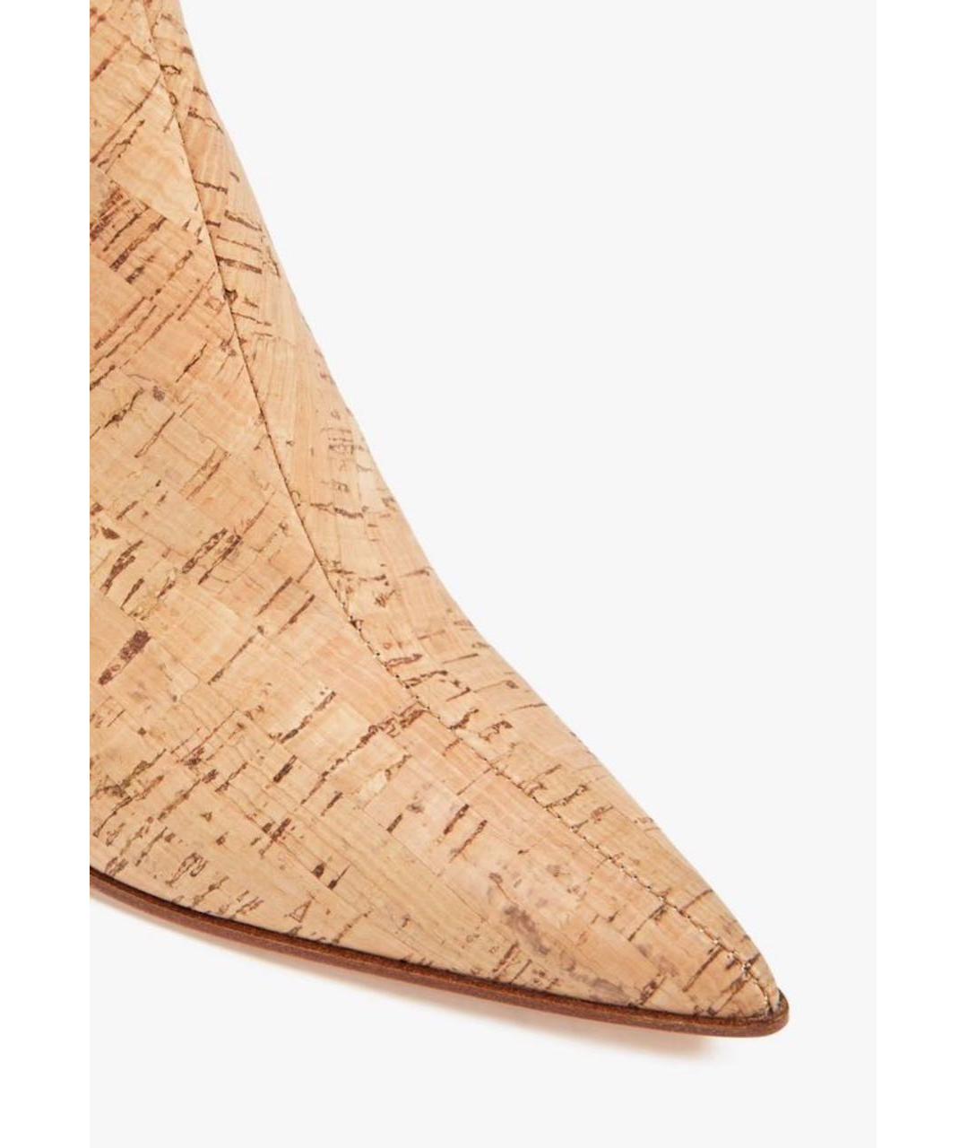 MM6 MAISON MARGIELA Бежевые ботильоны, фото 3