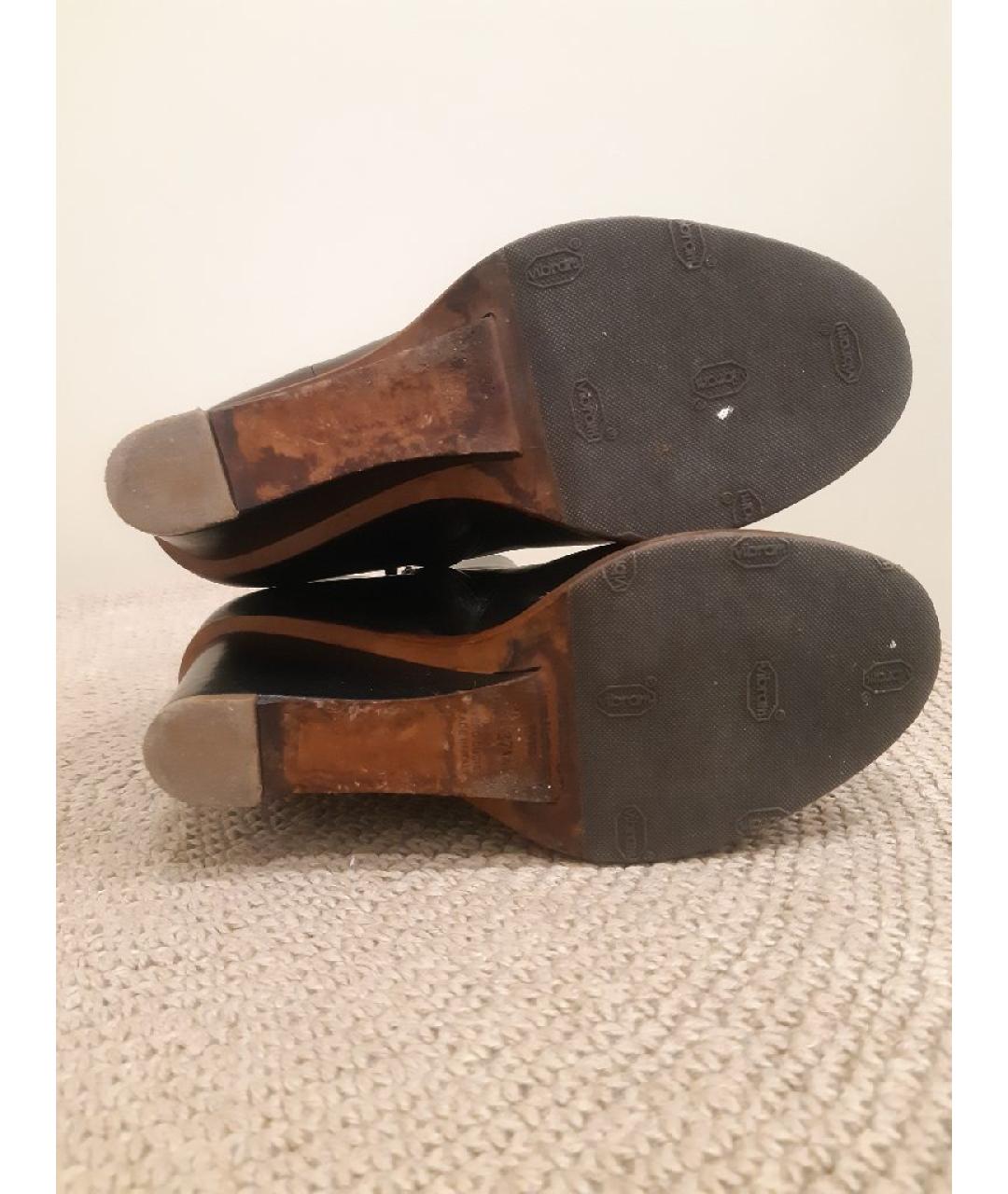 MAISON MARGIELA Черные кожаные ботильоны, фото 9