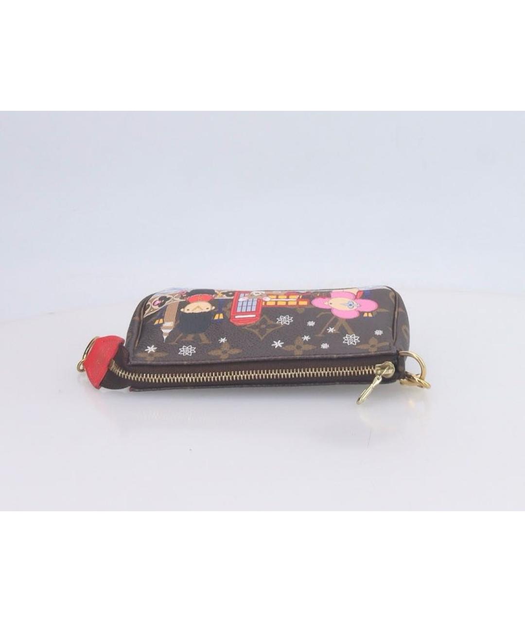 LOUIS VUITTON Коричневая сумка с короткими ручками, фото 5