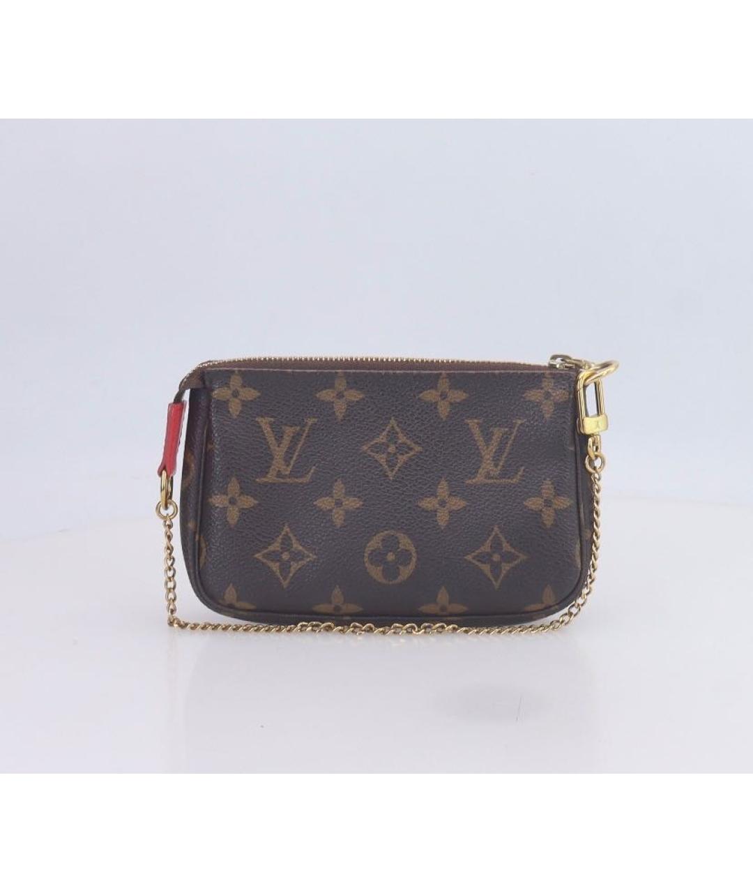 LOUIS VUITTON Коричневая сумка с короткими ручками, фото 3