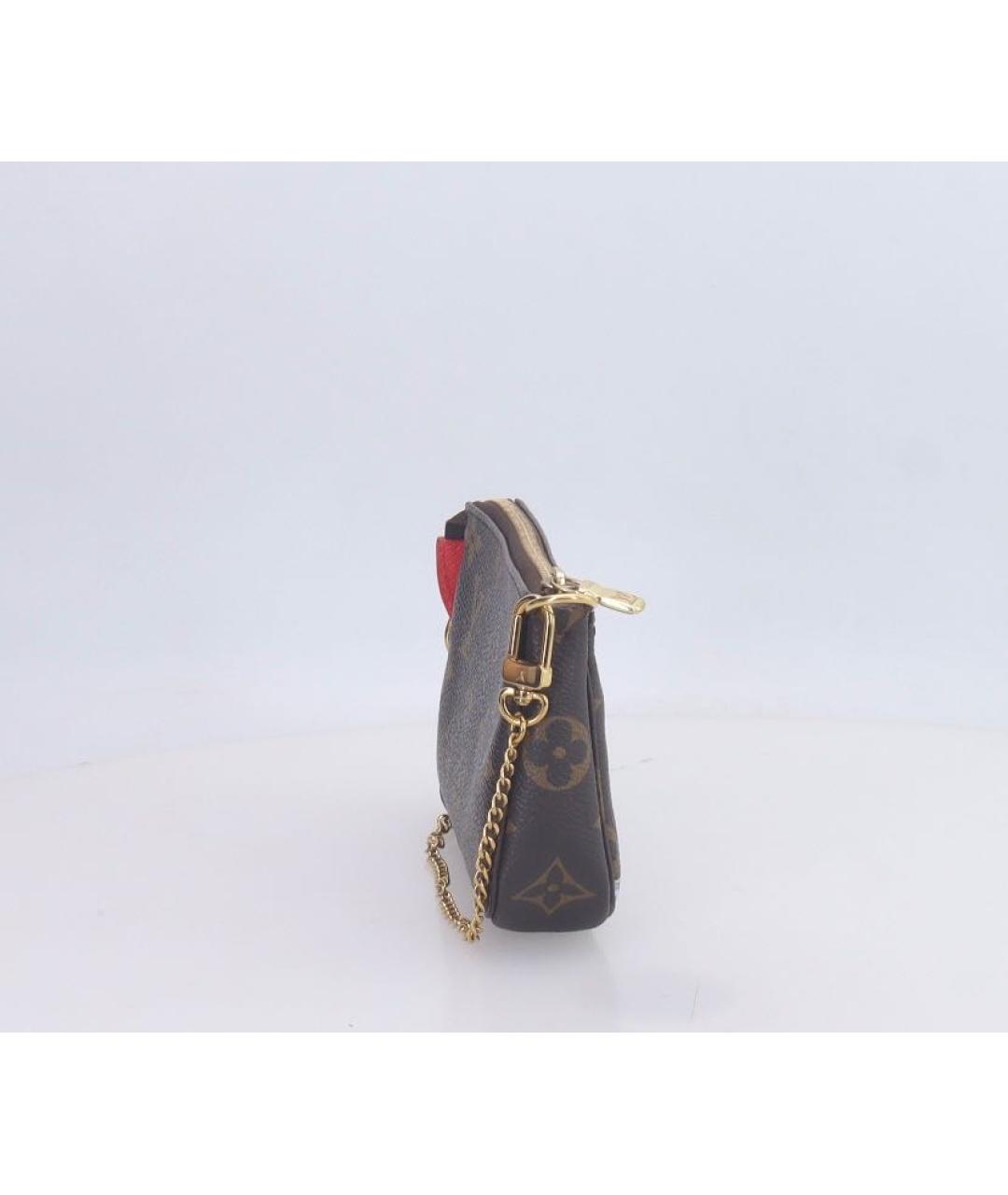 LOUIS VUITTON Коричневая сумка с короткими ручками, фото 4