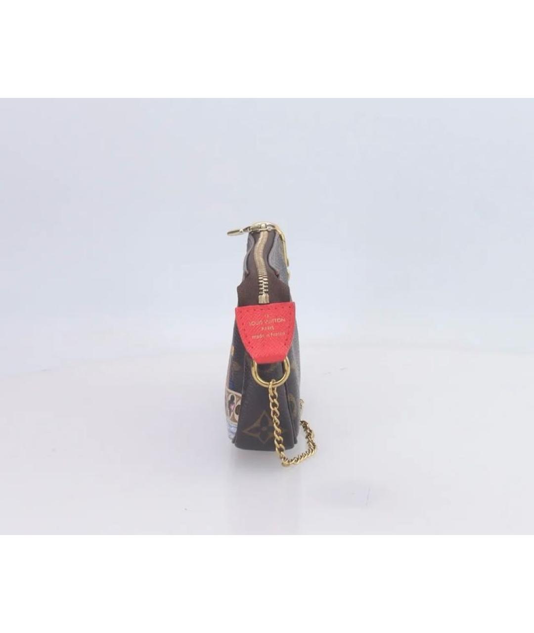 LOUIS VUITTON Коричневая сумка с короткими ручками, фото 2