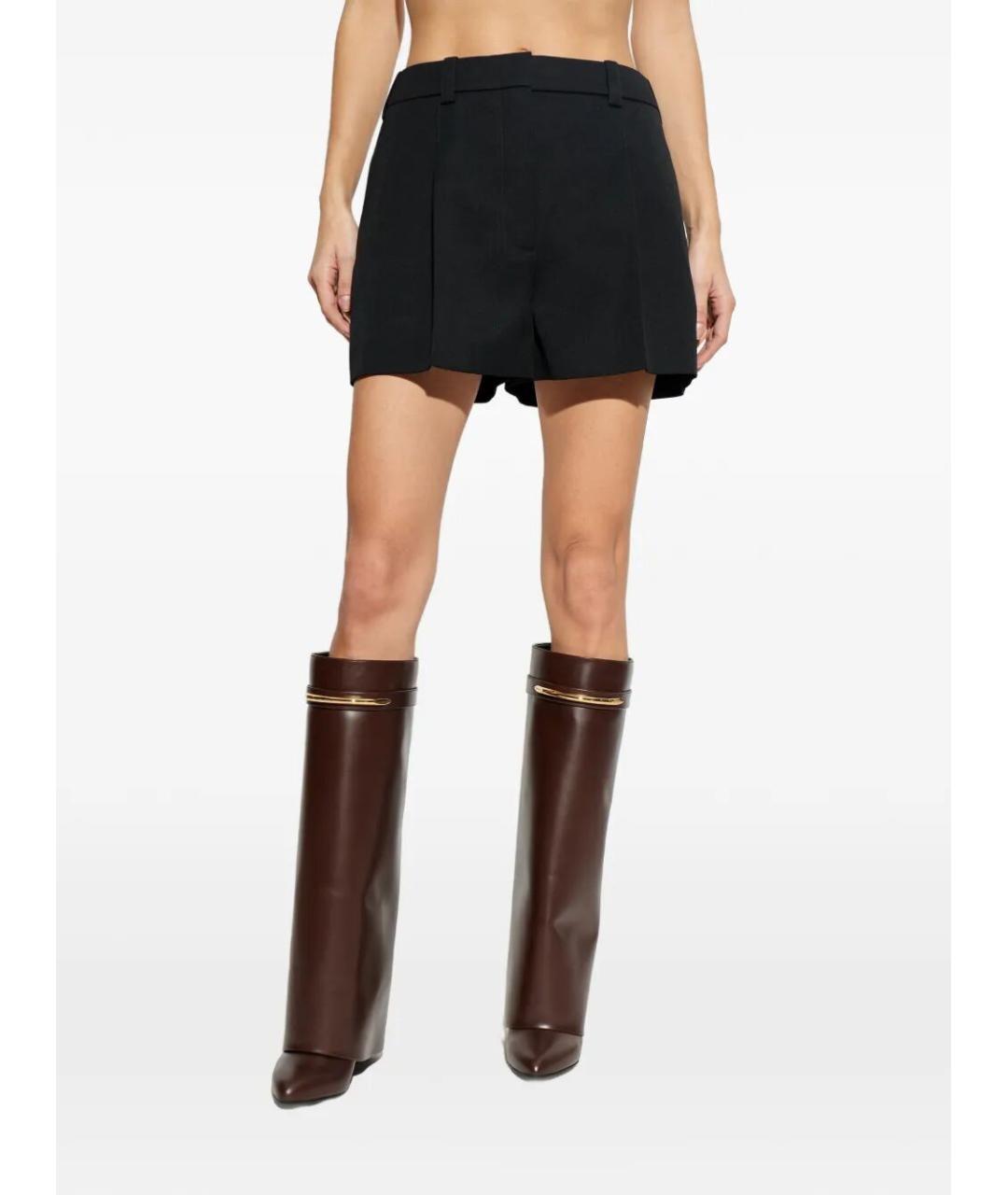 GIVENCHY Черные шерстяные шорты, фото 3