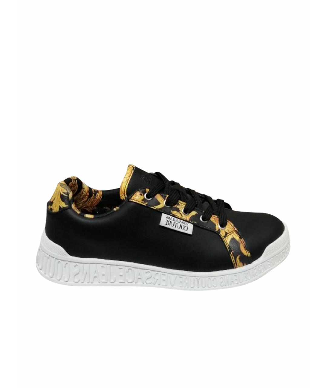 VERSACE JEANS COUTURE Черные кеды, фото 1