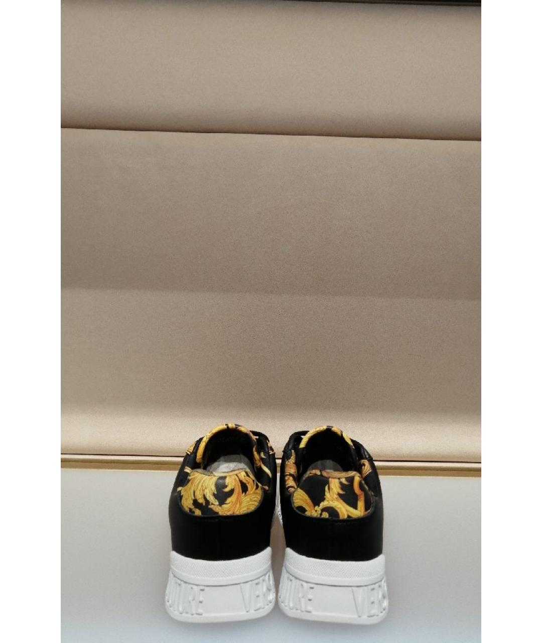 VERSACE JEANS COUTURE Черные кеды, фото 3