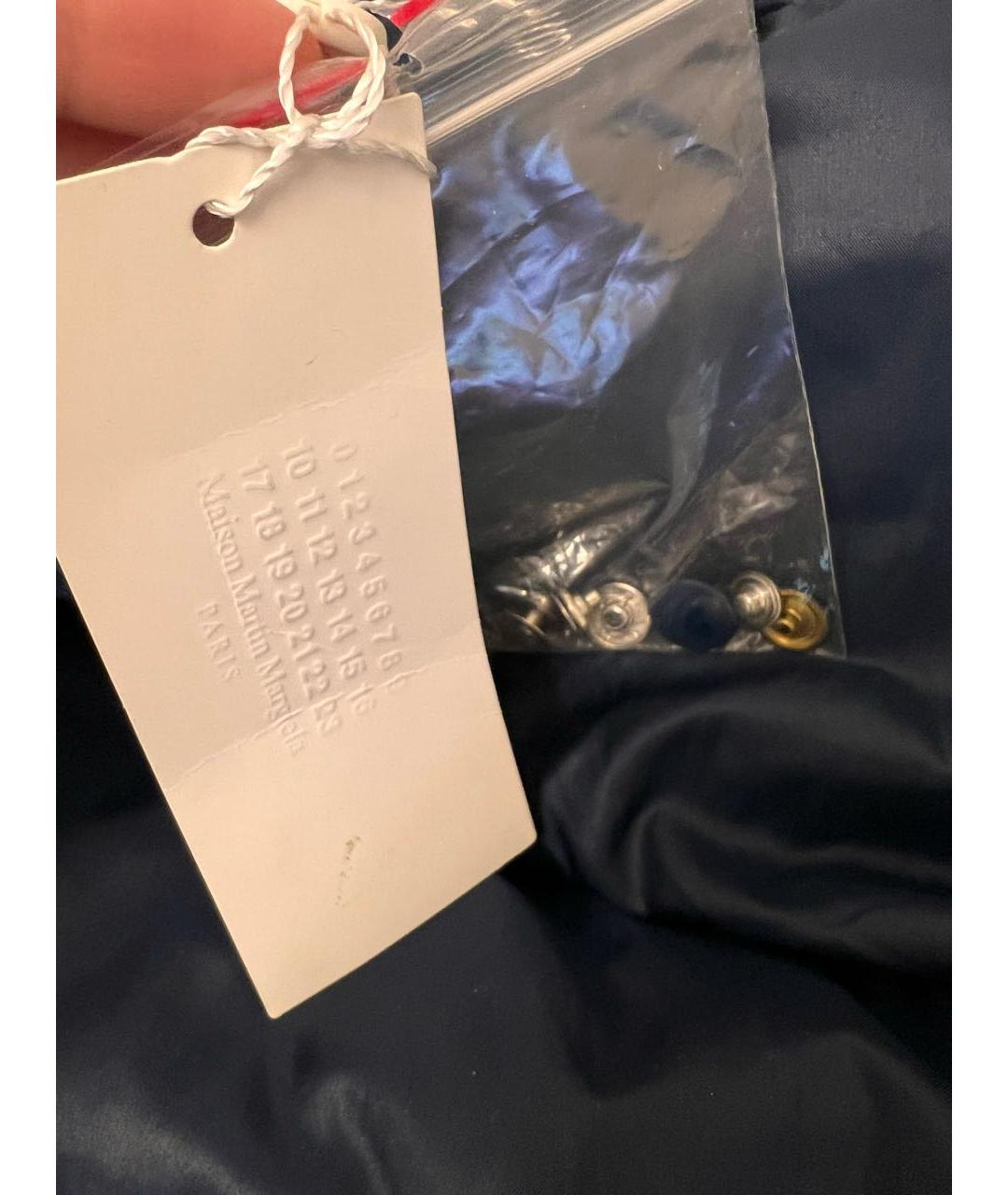 MAISON MARGIELA Темно-синий полиамидовый жилет, фото 4