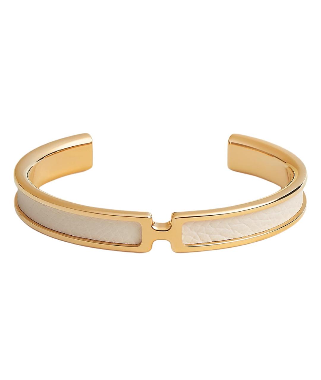 HERMES Золотой металлический браслет, фото 1